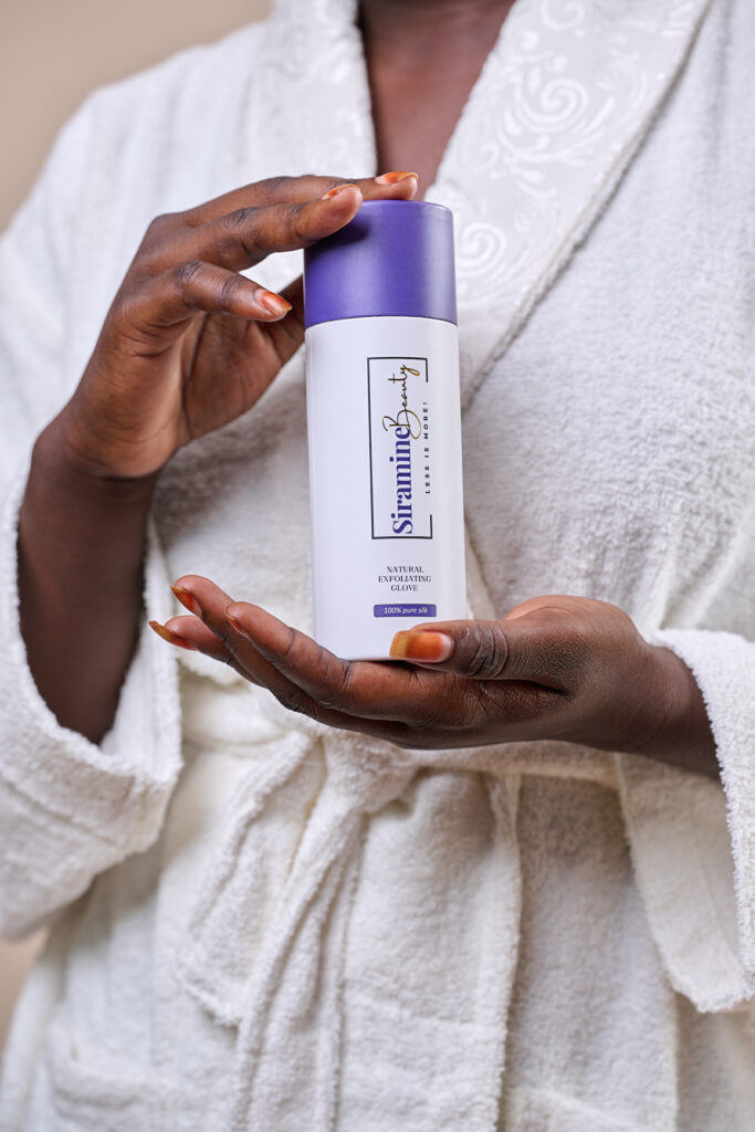 Gant exfoliant En soie