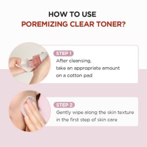 Poremizing Clear Toner