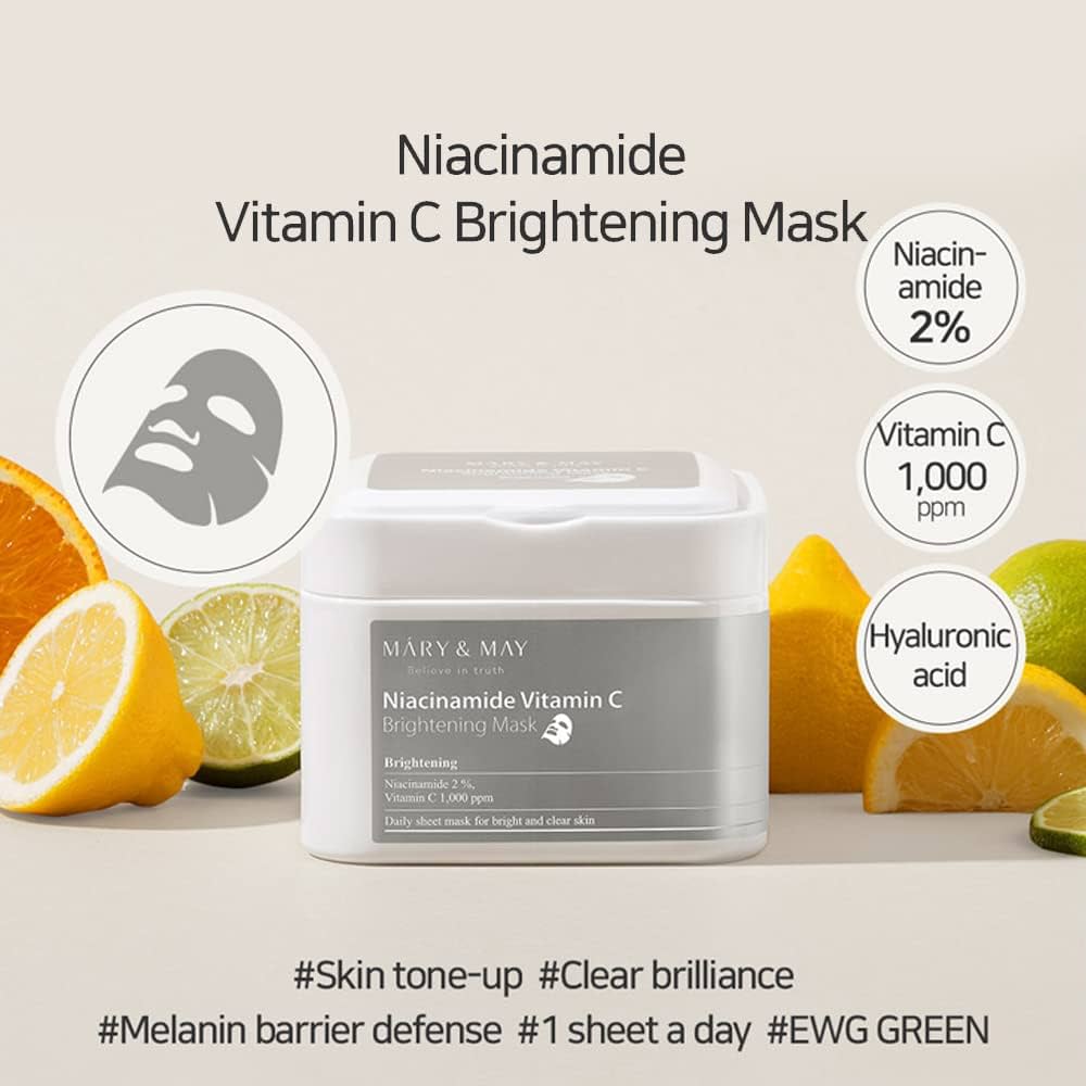 Niacinamide Vitamine C sheet mask