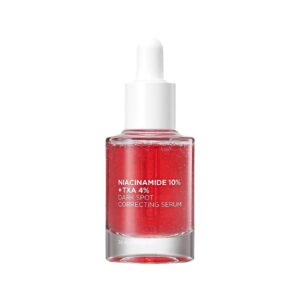Niacinamide 10%
+ TXA 4% dark spot correcting serum 30ml
